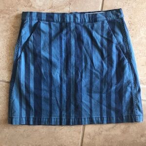 Blue Stripe Topshop adorable skirt 26 waist 🤍